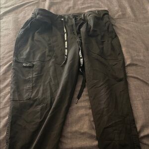 Medcouture Black Jogger Scrub Pants